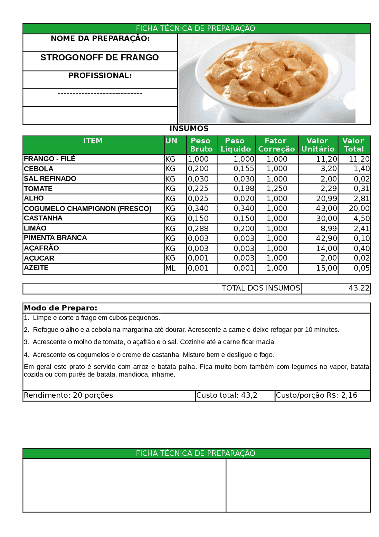 As fichas técnicas de alimentos são essenciais para a padronização e a eficiência em cozinhas profissionais. Elas detalham cada passo do processo de preparação, incluindo ingredientes, medidas, métodos de cocção e tempos de preparo, assegurando que todos os pratos sejam preparados de forma uniforme e com alta qualidade. Além de garantir consistência e qualidade, as fichas técnicas de alimentos ajudam a controlar custos e reduzir desperdícios. Com informações precisas sobre as quantidades necessárias, os restaurantes podem gerenciar melhor suas compras e estoques, otimizando recursos e aumentando a lucratividade.