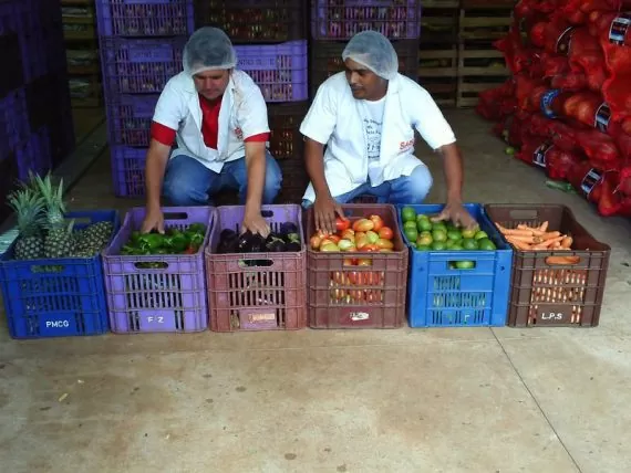 pop para recebimento de alimentos